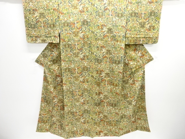 JAPANESE KIMONO / KOMON / FLOWER & BIRD